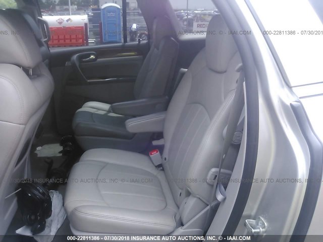 5GAEV23778J114516 - 2008 BUICK ENCLAVE CXL ვერცხლისფერი ფოტო 8