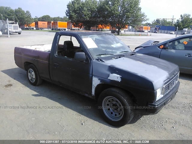 1N6SD11S0LC402653 - 1990 NISSAN D21 SHORT BED BLACK photo 1