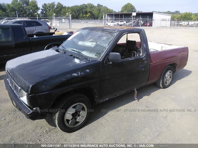 1N6SD11S0LC402653 - 1990 NISSAN D21 SHORT BED BLACK photo 2