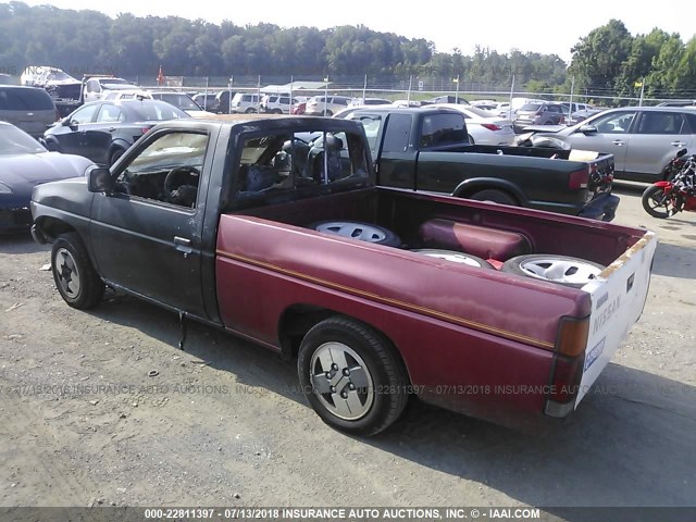 1N6SD11S0LC402653 - 1990 NISSAN D21 SHORT BED BLACK photo 3