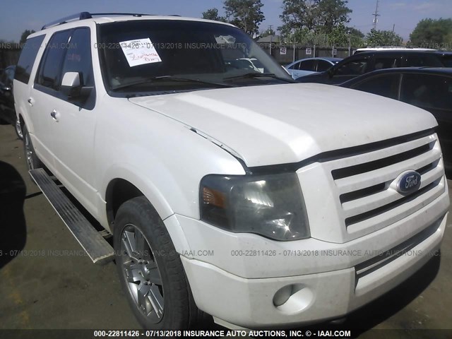 1FMJK2A50AEB46757 - 2010 FORD EXPEDITION EL LIMITED WHITE photo 6