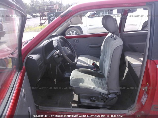 KNJBT06H0K6128345 - 1989 FORD FESTIVA L RED photo 5