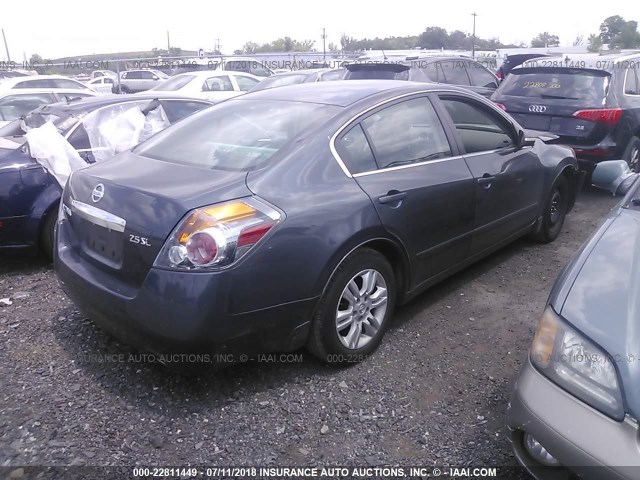 1N4AL2APXAN493618 - 2010 NISSAN ALTIMA S GRAY photo 4