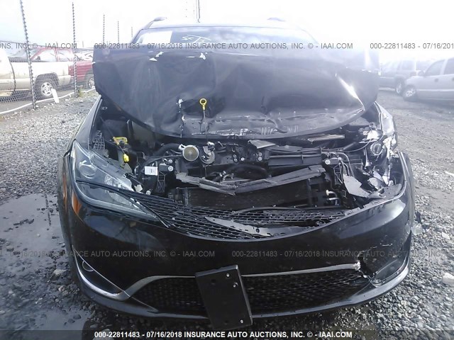 2C4RC1BG6HR526682 - 2017 CHRYSLER PACIFICA TOURING L BLACK photo 6