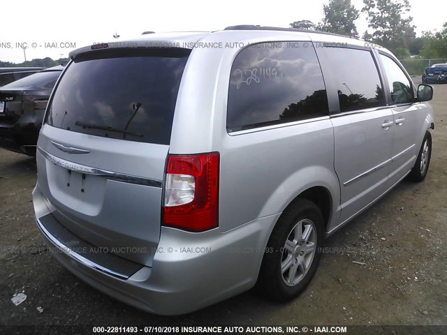 2A4RR5DG0BR687503 - 2011 CHRYSLER TOWN & COUNTRY TOURING SILVER photo 4