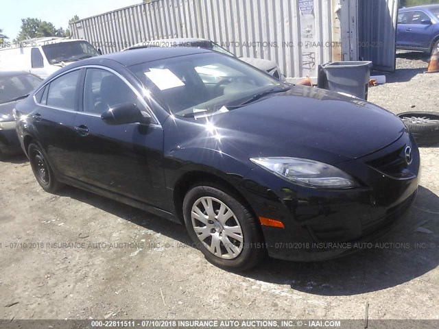 1YVHZ8BH4C5M17858 - 2012 MAZDA 6 I BLACK photo 1