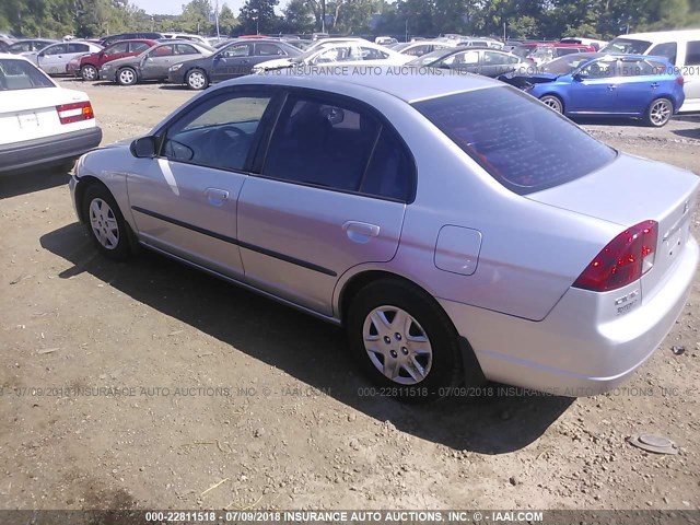 2HGES16483H904812 - 2003 HONDA CIVIC DX GRAY photo 3