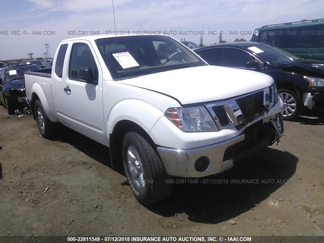 1N6BD0CTXBC432094 - 2011 NISSAN FRONTIER S/SV WHITE photo 1
