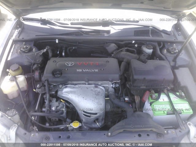 4T1BE32K82U588926 - 2002 TOYOTA CAMRY LE/XLE/SE BLUE photo 10