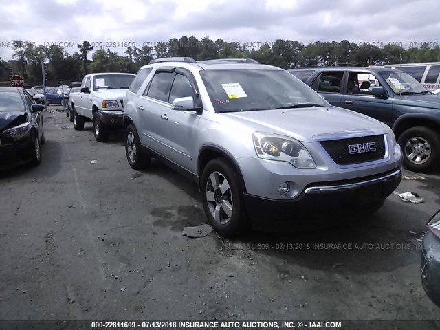 1GKKRRED1BJ282603 - 2011 GMC ACADIA SLT-1 SILVER photo 1