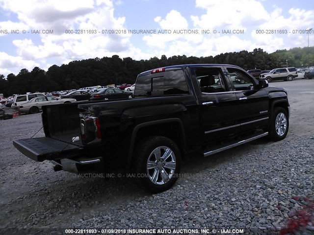 3GTP1NEC6HG348985 - 2017 GMC SIERRA C1500 SLT BLACK photo 4