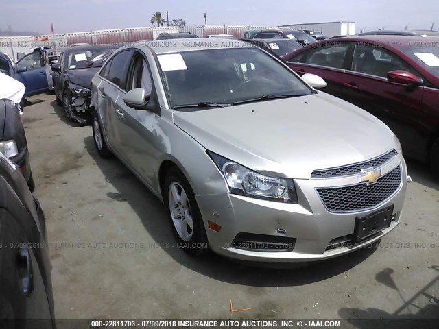 1G1PK5SB6D7294093 - 2013 CHEVROLET CRUZE LT Champagne photo 1