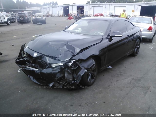 WBA3R5C53EK189159 - 2014 BMW 435 XI BLACK photo 2