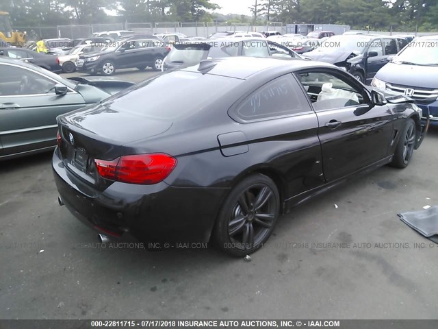 WBA3R5C53EK189159 - 2014 BMW 435 XI BLACK photo 4