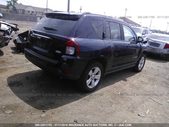 1C4NJDEB6GD729935 - 2016 JEEP COMPASS LATITUDE ლურჯი ფოტო 4