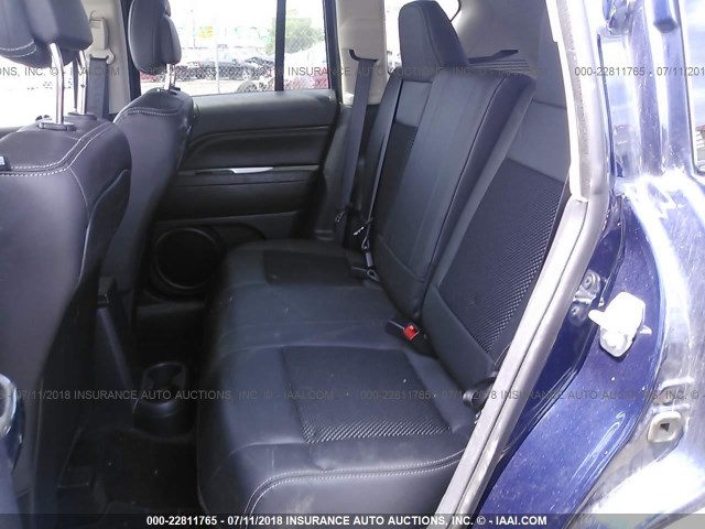 1C4NJDEB6GD729935 - 2016 JEEP COMPASS LATITUDE ლურჯი ფოტო 8