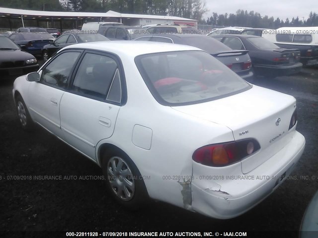 1NXBR12E82Z627131 - 2002 TOYOTA COROLLA CE/LE/S WHITE photo 3