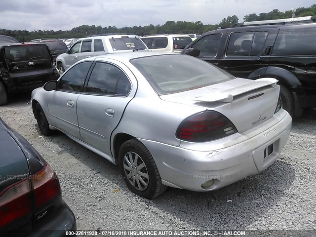 1G2NE52E25M143758 - 2005 PONTIAC GRAND AM SE SILVER photo 3