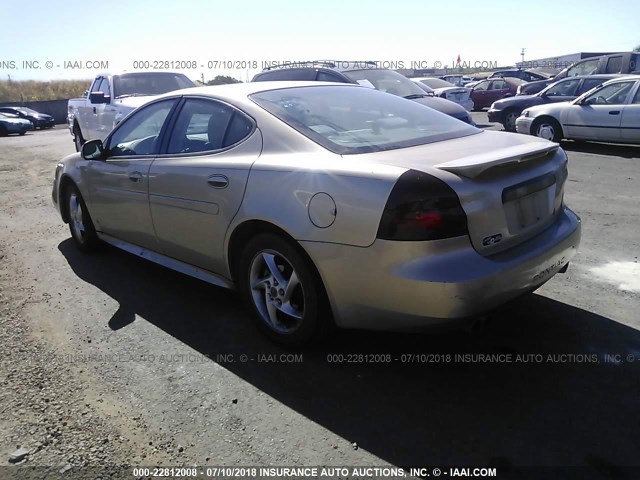 2G2WR524141228374 - 2004 PONTIAC GRAND PRIX GTP GOLD photo 3