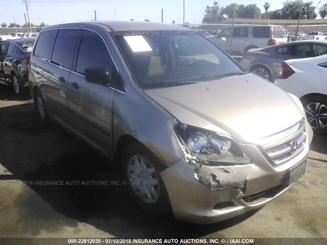 5FNRL38215B105774 - 2005 HONDA ODYSSEY LX GOLD photo 1