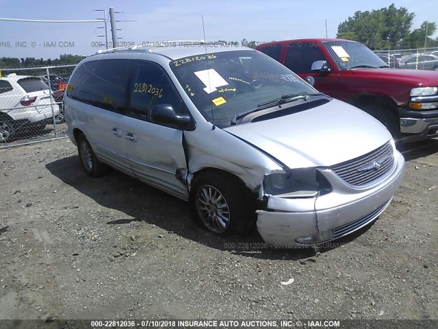 2C8GT64L02R731905 - 2002 CHRYSLER TOWN & COUNTRY LIMITED SILVER photo 1