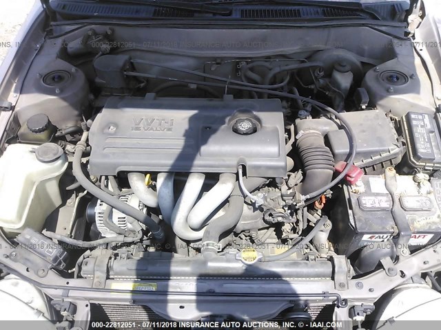 2T1BR12E6YC343779 - 2000 TOYOTA COROLLA VE/CE/LE SILVER photo 10