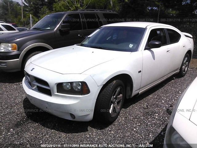 2B3KA33V19H532771 - 2009 DODGE CHARGER SXT WHITE photo 2