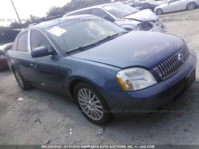 1MEFM42155G622750 - 2005 MERCURY MONTEGO PREMIER BLUE photo 1