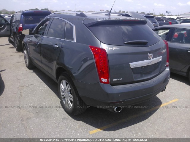 3GYFNAE38CS580030 - 2012 CADILLAC SRX LUXURY COLLECTION GRAY photo 3