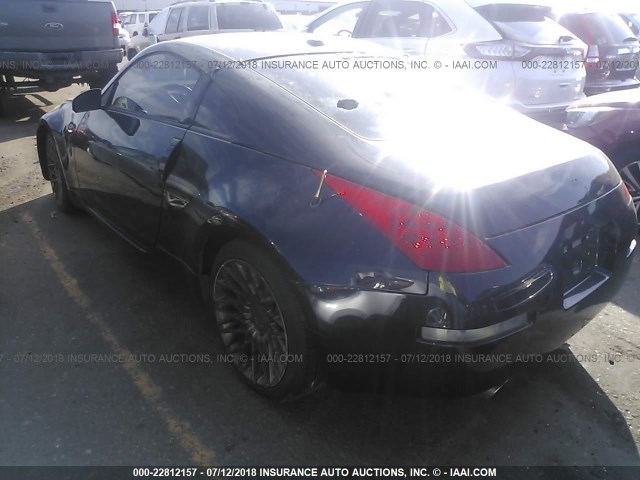 JN1AZ34E66M350707 - 2006 NISSAN 350Z COUPE BLACK photo 3