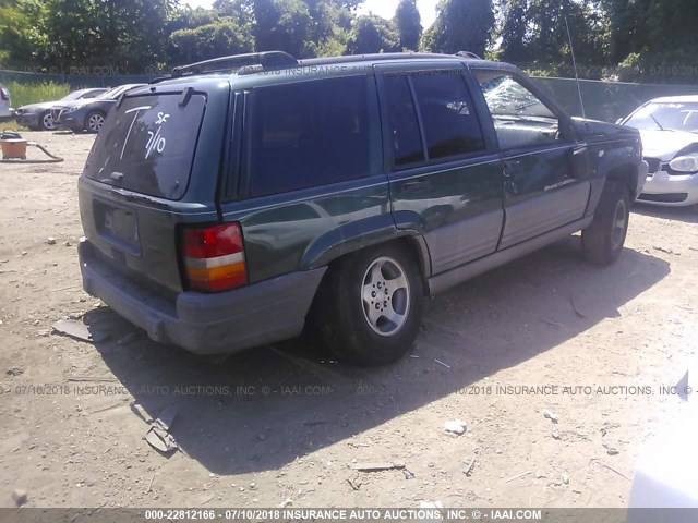 1J4FX58S0VC735361 - 1997 JEEP GRAND CHEROKEE LAREDO/TSI TURQUOISE photo 4