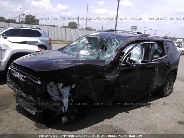 1GKKNMLS9HZ241047 - 2017 GMC ACADIA SLT-1 Фіолетовий фото 2