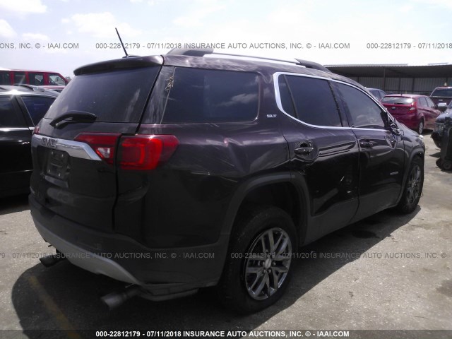 1GKKNMLS9HZ241047 - 2017 GMC ACADIA SLT-1 Фіолетовий фото 4