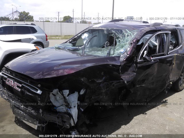 1GKKNMLS9HZ241047 - 2017 GMC ACADIA SLT-1 Фіолетовий фото 6
