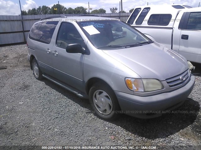 4T3ZF13C11U382781 - 2001 TOYOTA SIENNA LE/XLE GRAY photo 1