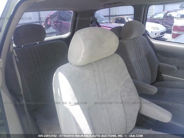 4T3ZF13C11U382781 - 2001 TOYOTA SIENNA LE/XLE GRAY photo 8