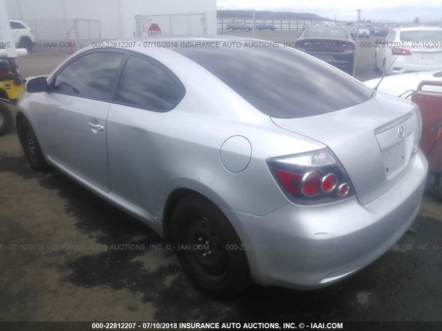 JTKDE167480243098 - 2008 TOYOTA SCION TC 银色 照片 3