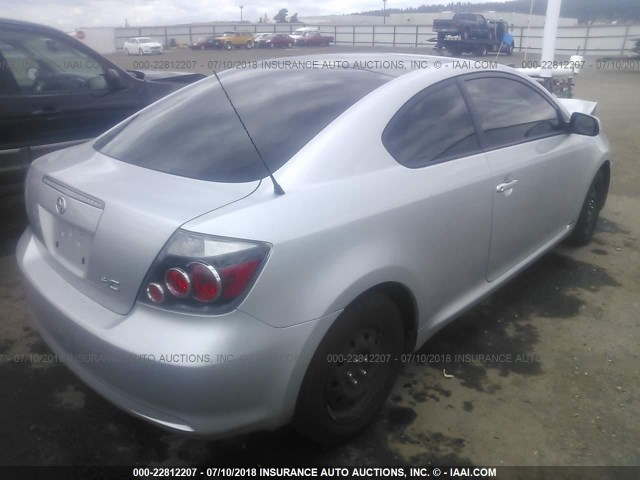 JTKDE167480243098 - 2008 TOYOTA SCION TC 银色 照片 4