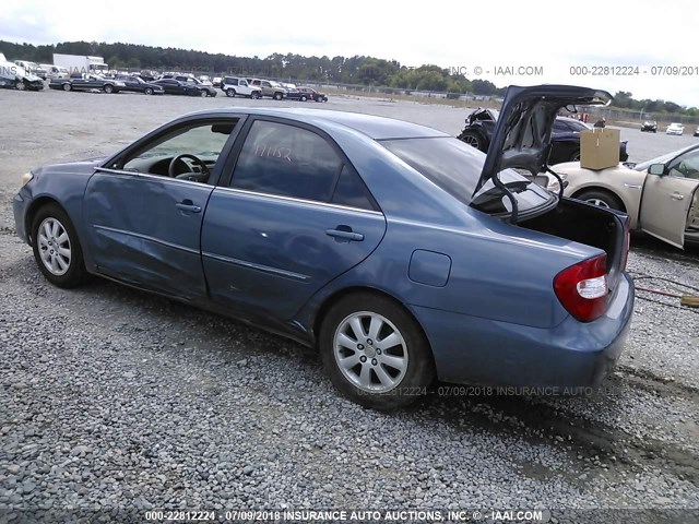 4T1BF30K24U580856 - 2004 TOYOTA CAMRY LE/XLE/SE Açıq mavi foto 3