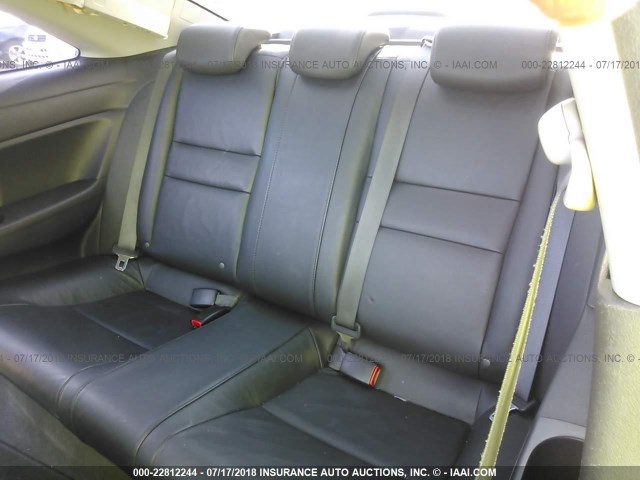 2HGFG12978H547279 - 2008 HONDA CIVIC EXL RED photo 8