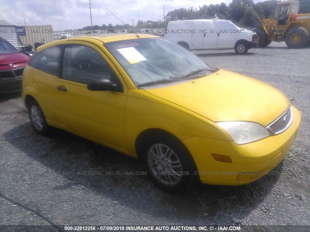 1FAFP31N97W112679 - 2007 FORD FOCUS ZX3/S/SE/SES YELLOW photo 1