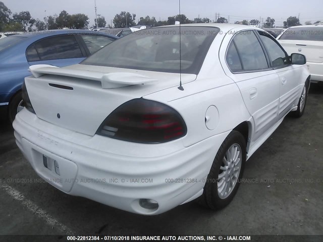 1G2NG52E4YM765034 - 2000 PONTIAC GRAND AM SE2 WHITE photo 4