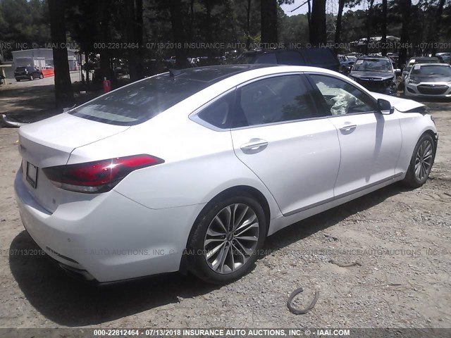 KMHGN4JE7FU051039 - 2015 HYUNDAI GENESIS 3.8L WHITE photo 4