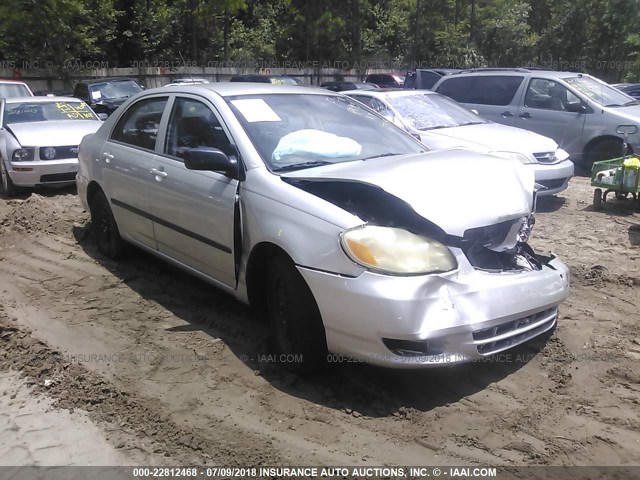 JTDBR32EX30017868 - 2003 TOYOTA COROLLA CE/LE GRAY photo 1