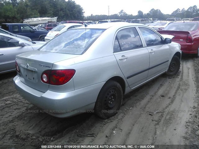 JTDBR32EX30017868 - 2003 TOYOTA COROLLA CE/LE GRAY photo 4