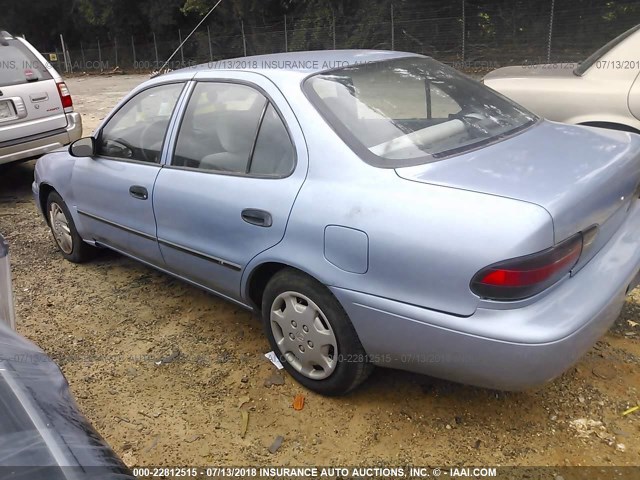 1Y1SK526XSZ066423 - 1995 GEO PRIZM LSI BLUE photo 3