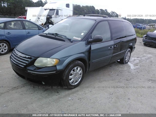 2C4GP64L75R177823 - 2005 CHRYSLER TOWN & COUNTRY LIMITED BLACK photo 2