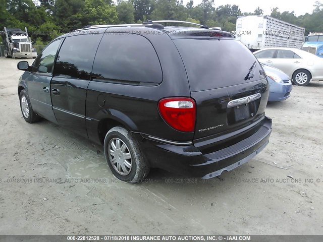 2C4GP64L75R177823 - 2005 CHRYSLER TOWN & COUNTRY LIMITED BLACK photo 3