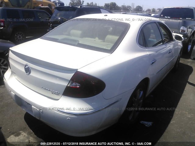 2G4WE567951209970 - 2005 BUICK LACROSSE CXS WHITE photo 4
