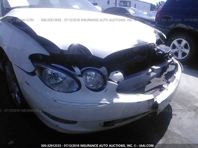 2G4WE567951209970 - 2005 BUICK LACROSSE CXS WHITE photo 6